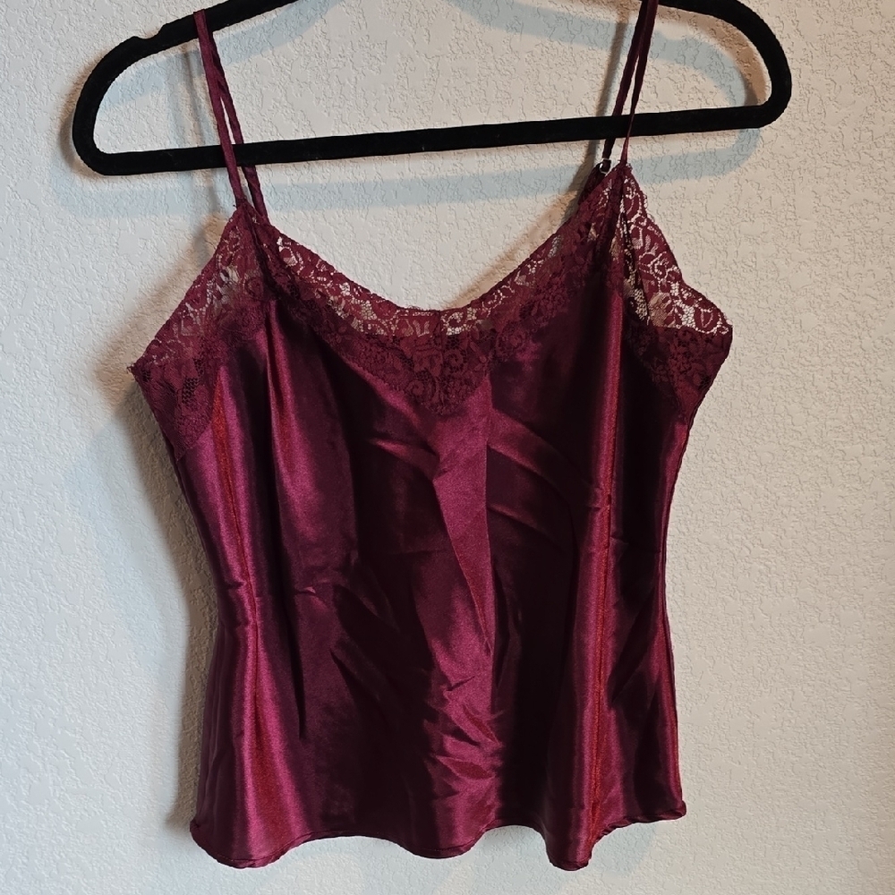 Just Sexy Lingerie Red Lace Tank Top